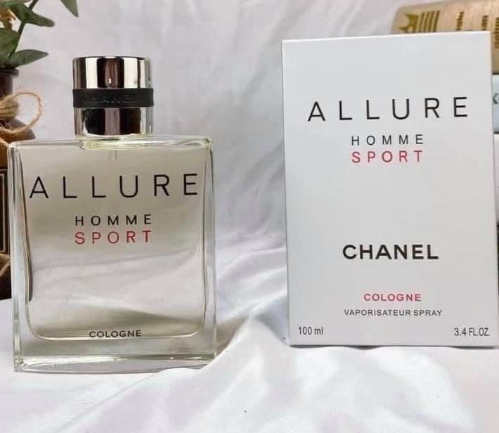 ALLURE HOMME SPORT CHANEL GOLOGNE 100ML, Beauty & Personal Care, Fragrance  & Deodorants on Carousell