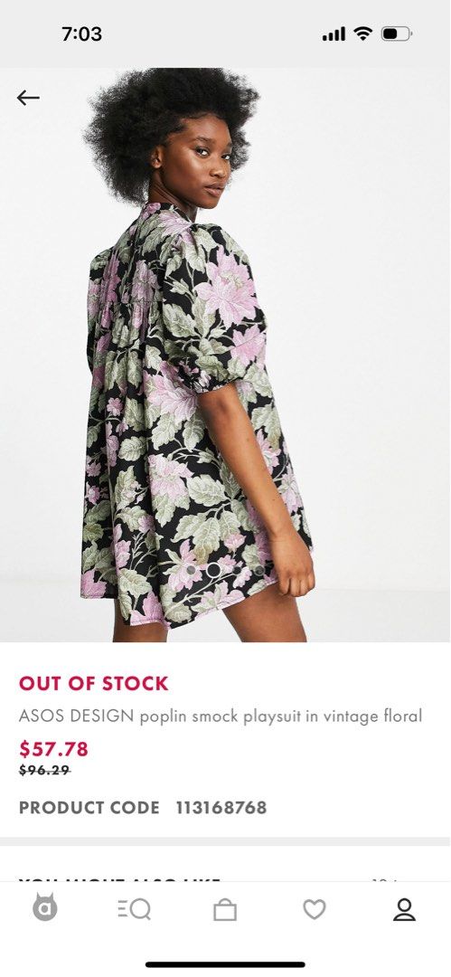 ASOS floral jumpsuit Women s Fashion Dresses Sets Jumpsuits on Carousell