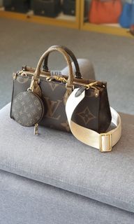 Louis Vuitton® Petite Valise Malletage Black. Size in 2023