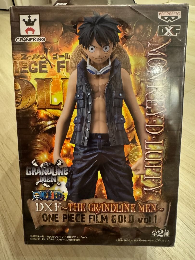 Banpresto Craneking DXF 海賊王魯夫One Piece Film Gold vol.1 Monkey