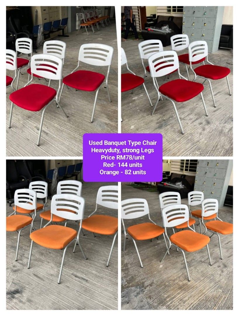 Used banquet tables and chairs for sale clearance
