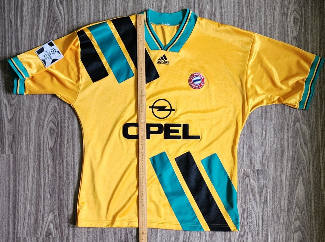 S/S Bayern Munich Adidas 1993-94 Away Jersey with CL patch 2XL