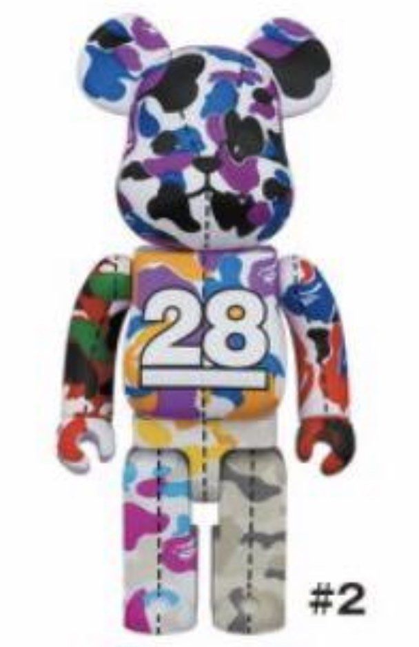 最新エルメス BE@RBRICK 【新品・未開封】 BAPE #1 28TH CAMO その他