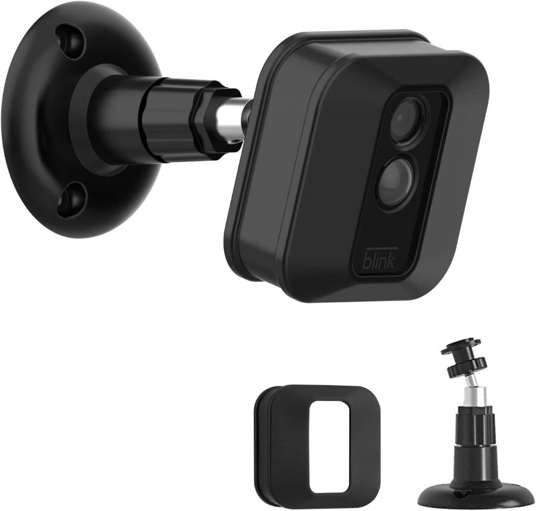 Blink XT2/XT Wall Mount Bracket, Sonomo 360 Degree Adjustable Protective  Indoor/Outdoor Weatherproof Mount and Silicone Cover for Blink XT2 & XT  Smart Security Camera System (Black), Mobile Phones & Gadgets, Mobile 