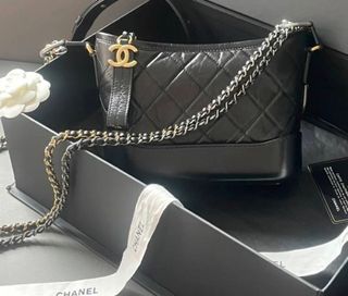 Chanel Gabrielle Hobo Denim Handbag Bag at 1stDibs  chanel gabrielle denim  bag, chanel receipt singapore
