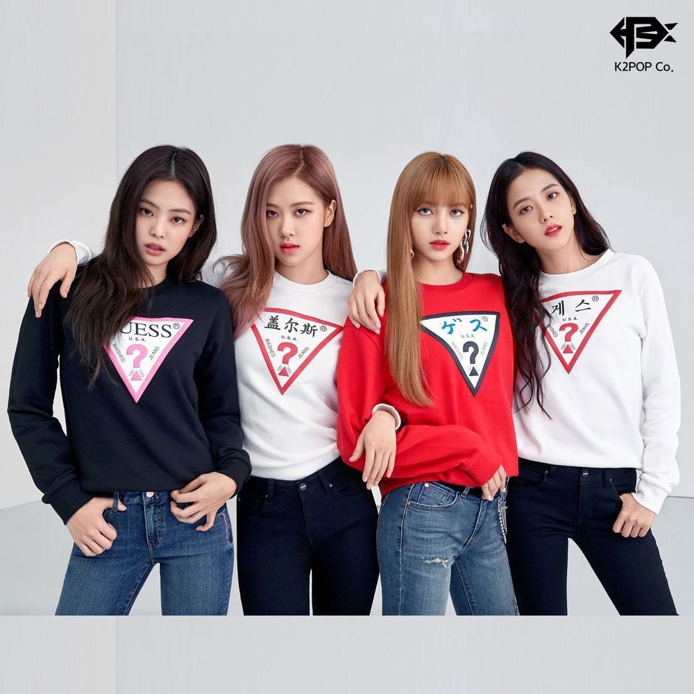 BNWT Blackpink x Guess Unisex Sweatshirt