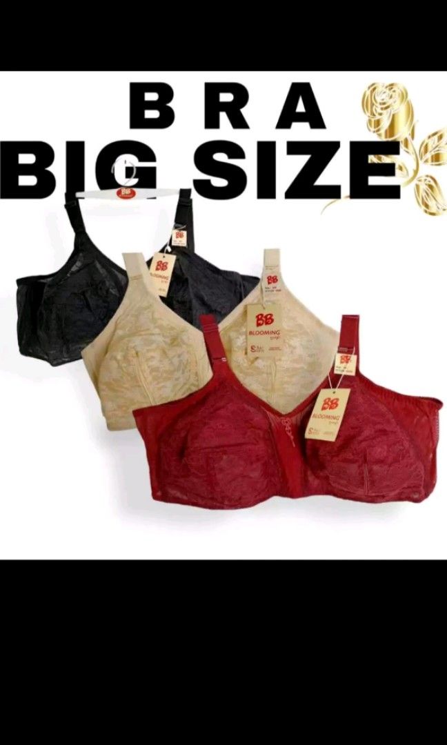 Bra big size / BH Jumbo L Bra size 40, 42, 44, 46, 48, 50, 52, Fesyen  Wanita, Pakaian Wanita, Atasan di Carousell