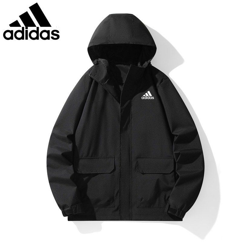 BRAND NEW IN STOCK) Adidas M-8XL Plus Size Men Hooded Loose