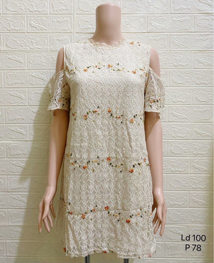 Brokat mini dress top