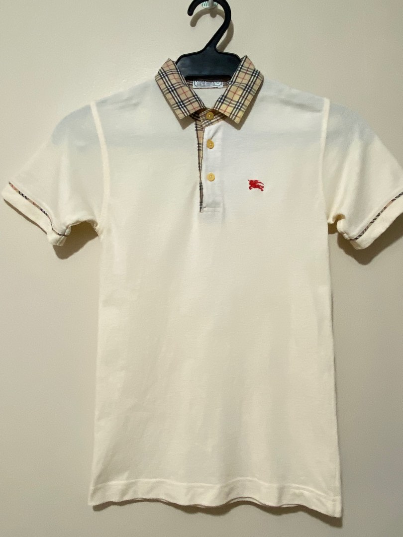 Burberry polo shirt kids gold outlet