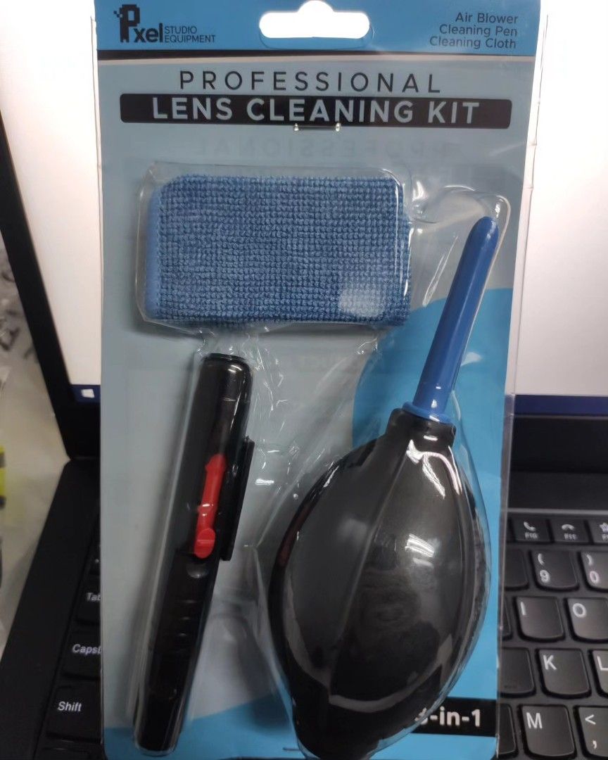 Camera lens cleaning kit 3 in 1 (Category: Camera Bags & Carriers) located in Quezon City. Submitted by unsold.98 (Listing ID 1263427398, Image 1). Description: Pixel Professional Camera lens Cleaning Kit 📷🎥 1 - Air blower 1 - cleaning Pen 1- cleaning Cloth PRICE: PHP 99.00 10x MONEY BACK GUARANTEED IF FAKE! MEET UP/Location: QUEZON CITY AREA 📍Visayas ave - DAILY 7PM ONWARDS 📍ABS CBN MOTHER IGNACIA - TUE-SAT 9AM-6PM 📍 Valenzuela (One Mall Va