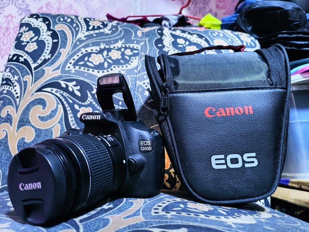 Canon 1200d 18MP DSLR camera (Category: Cameras) located in Caloocan City. Submitted by mr.carlo_dslr_laptop (Listing ID 1263423220, Image 3). Description: New Arrival For Sale Canon 1200d 18mp Minor Flaws As is Lcd 10,000 Rush only September Sale Working Autofocus Working Flash Working All buttons Vignette Lcd only ang Flaw Mild lang Buti di pa malala. 10k Fixed na.. Lahat ng kasama nasa Photos na Pass sa Mg PM ng " HM" ibig sabihin di yan ng ba