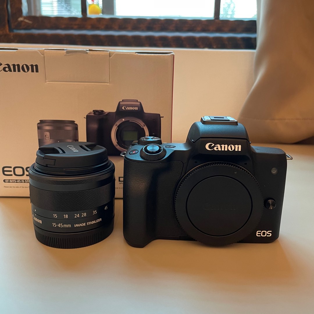Canon EOS M50 Kit, Photography, Cameras on Carousell