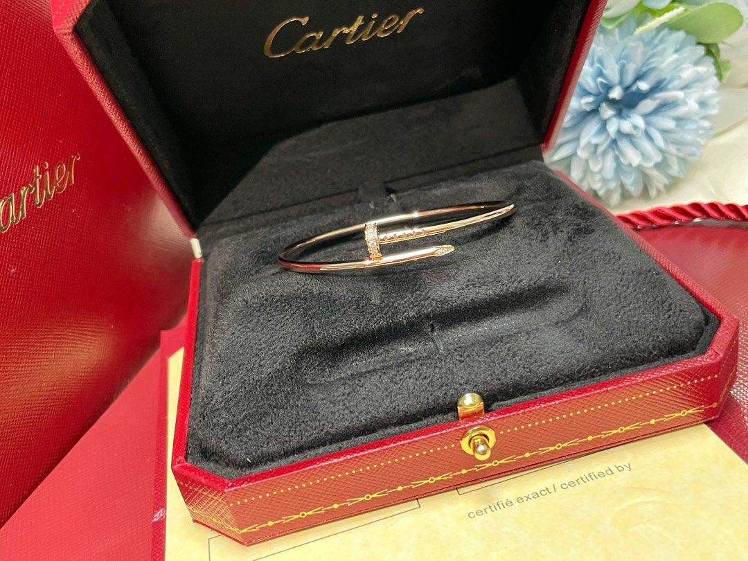 Cartier Love Juc Bracelet bangle lined box and paper bag Red ref.955185 -  Joli Closet