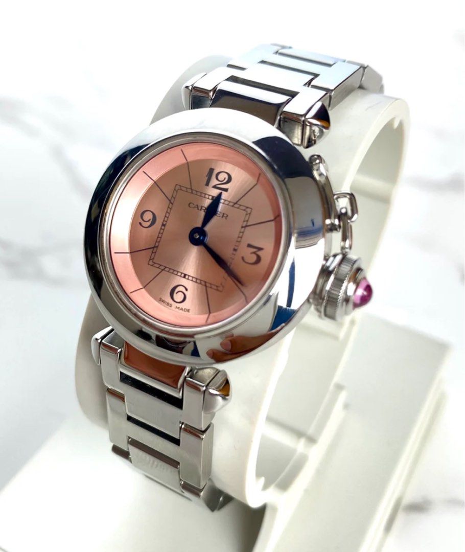 Cartier pasha pink cheap