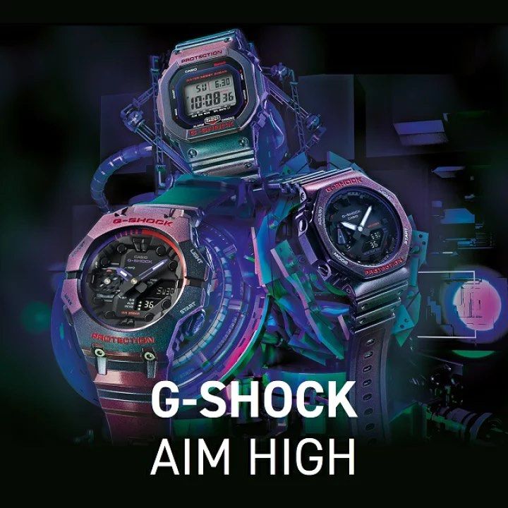 Casio ANALOG-DIGITAL GA-B001 Aim High series 手錶GA-B001AH-6AJF