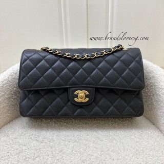 Chanel Sac Class Rabat Caviar Double Flap Silver Hardware (off white)  *Authentic*, Luxury, Bags & Wallets on Carousell