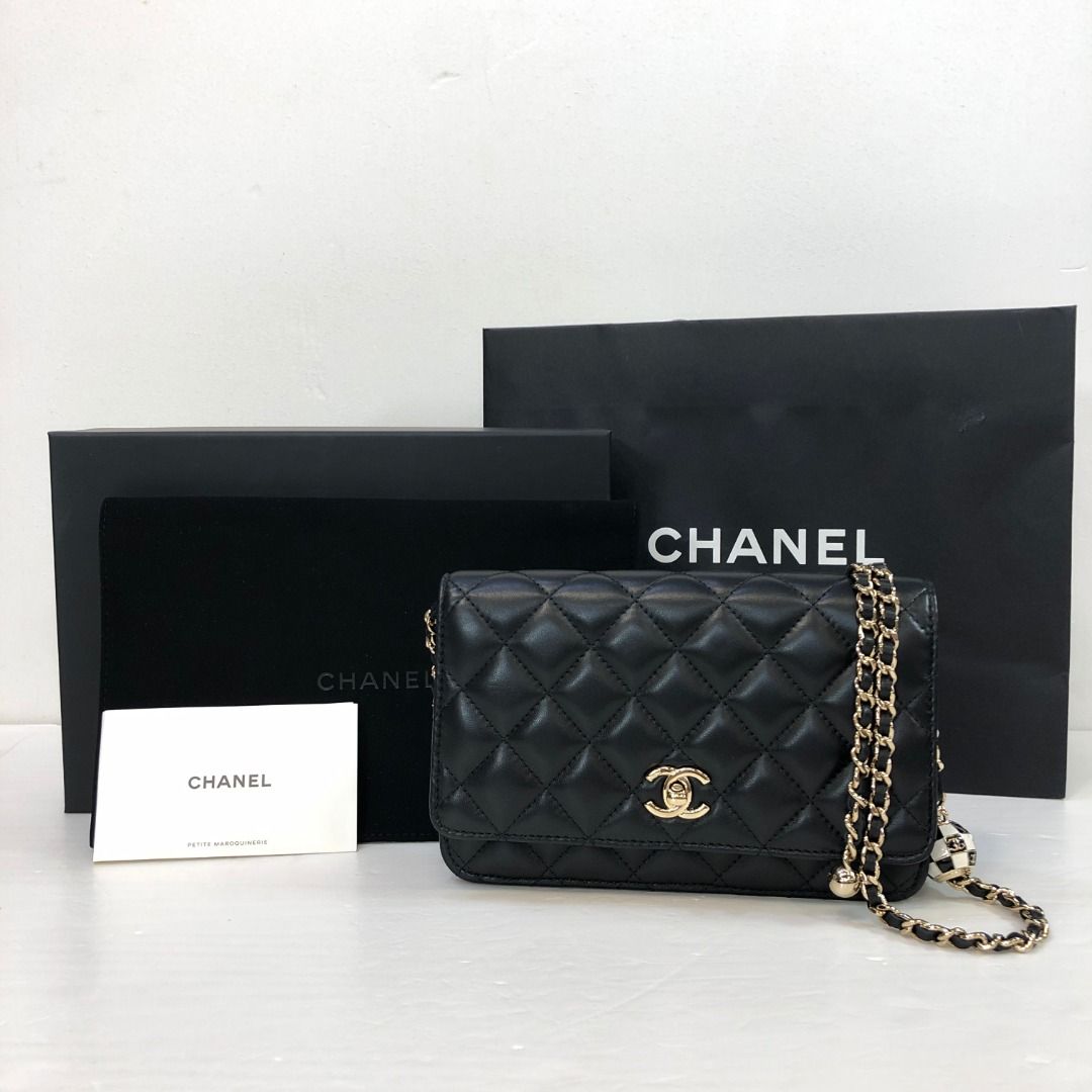 Chanel wallet on chain new arrivals lambskin