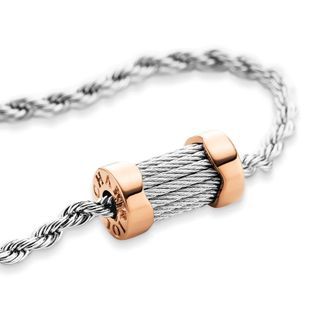 Charriol Geneve Forever Waves Charm Bracelet (rose gold)