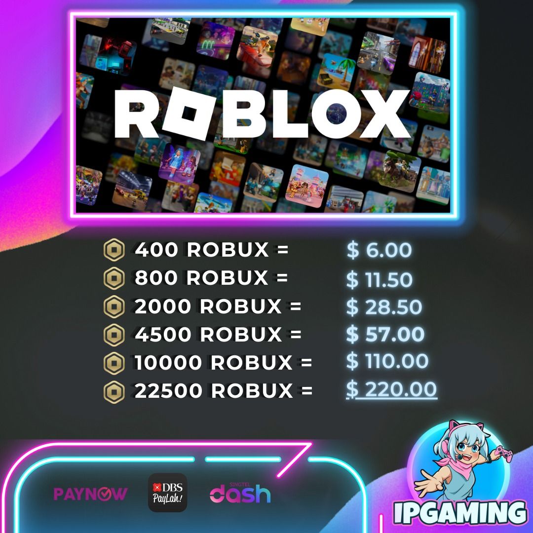 10,000 Robux gift card - Roblox