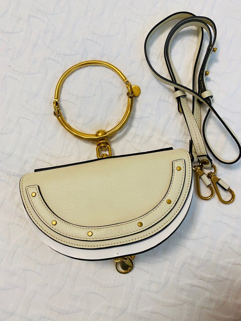 Chloe nile minaudiere white hot sale