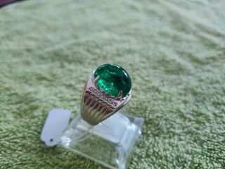 cincin green JJ ikatan Perak asli, cantik bersih dan unik, jenis yang jarang jumpa, untuk dilego kepada yang berminat, Yang jauh juga di pos segera...