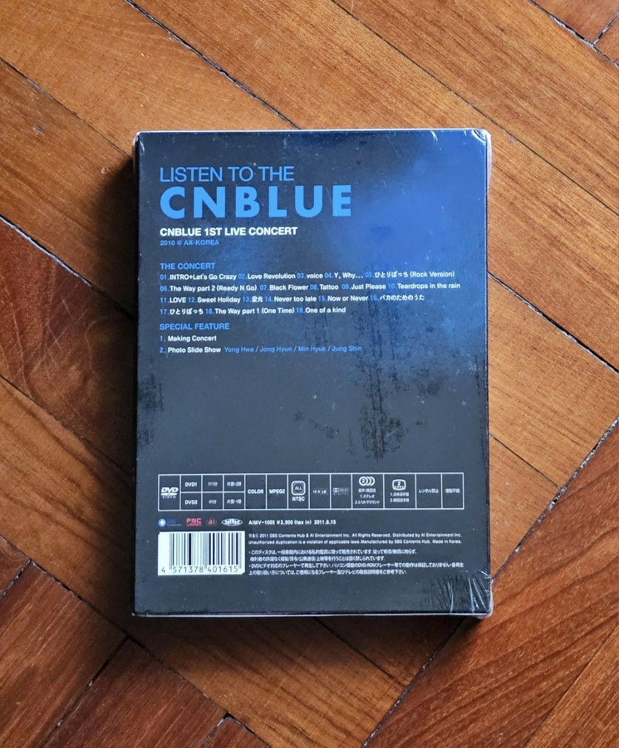 Cnblue 1st Live Concert 2010 @ AX-KOREA ~ Listen To The Cnblue