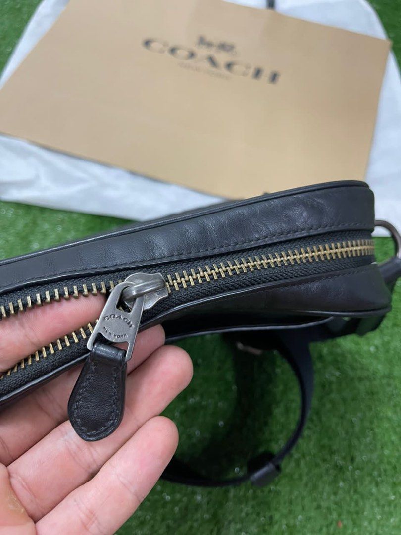 COACH CHARLES CAMERA BAG IN SIGNATURE LEATHER Men s Fashion Bags Sling Bags on Carousell