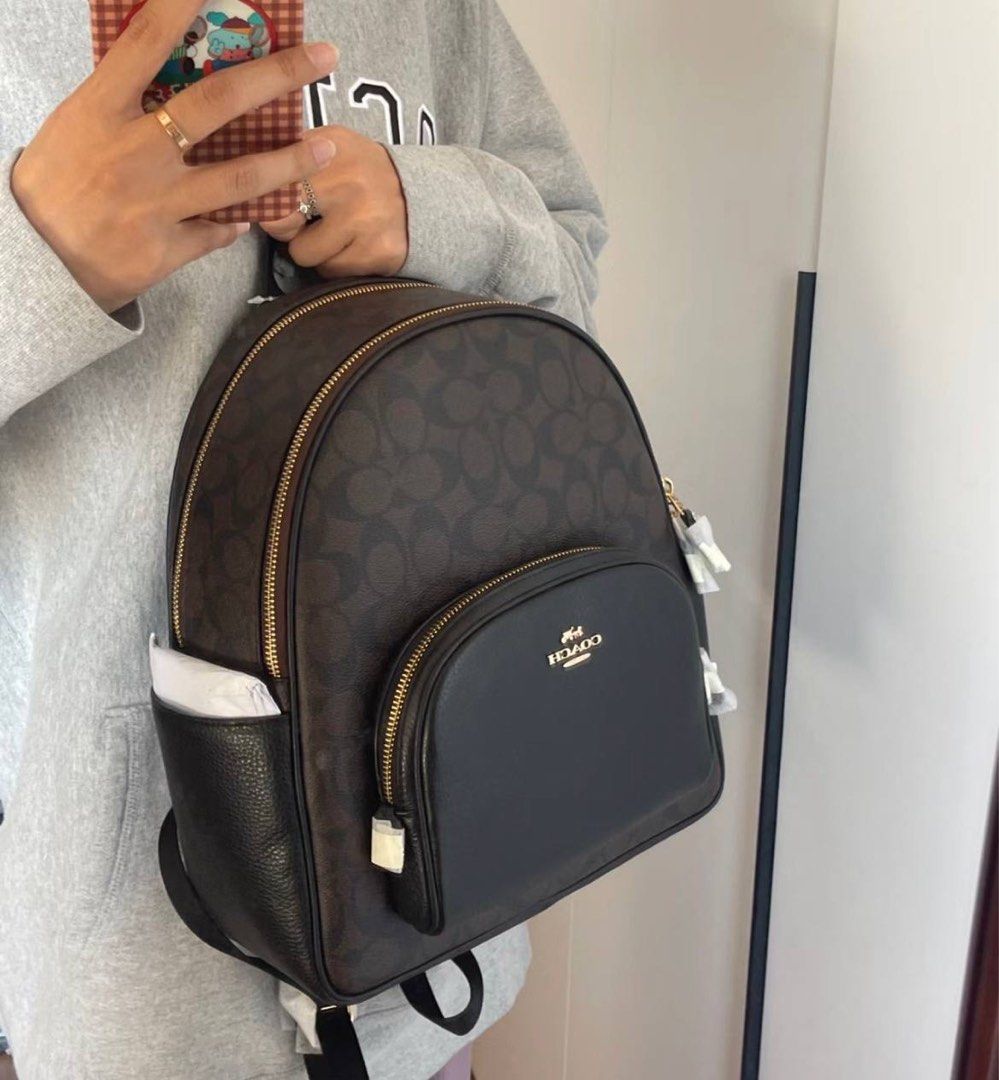 Coach court backpack 27, Women's Fashion, Bags & Wallets, Backpacks on ...