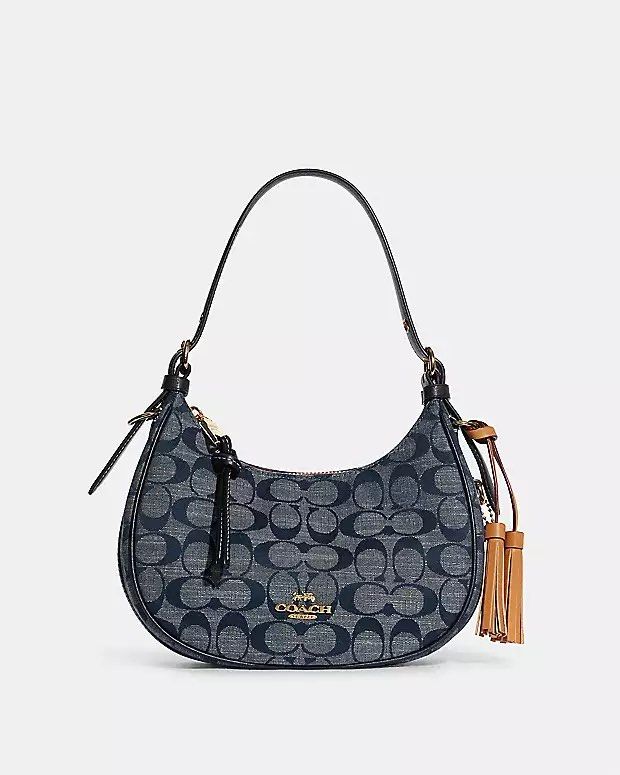 Coach denim sale sutton crossbody
