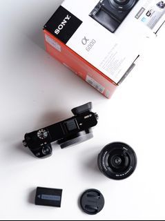 COD Sony a6000 Black edition Mirrorless view finder 24MP