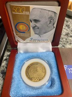 Commemorative Coin - 2015 Pope Francis 500 Gold Coin