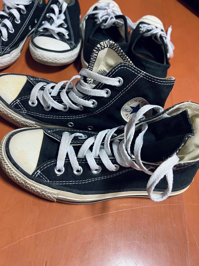 Converse Chuck Taylor All Star 經典基本款 黑色, 她的時尚, 鞋類, 運動鞋、球鞋在旋轉拍賣