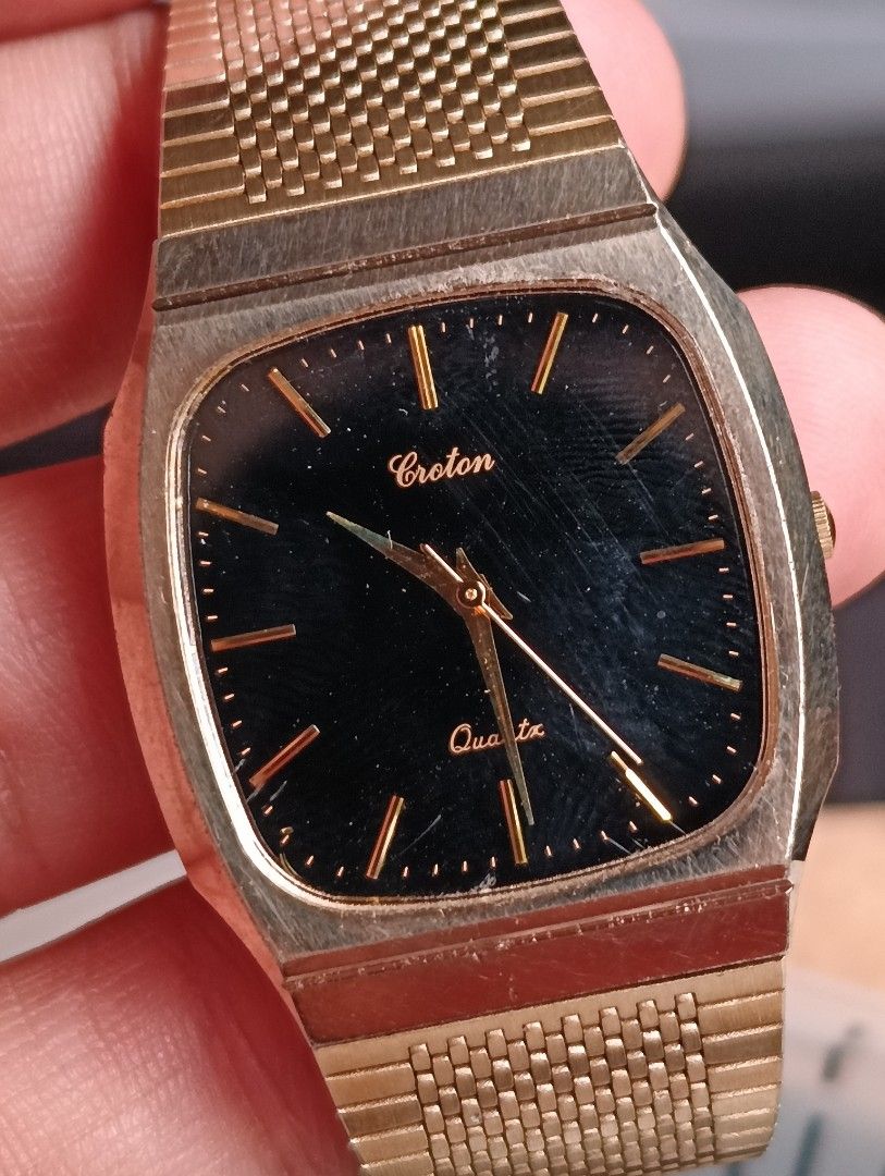 Croton Classic Ladies Watch (Category: Women's Watches) located in Quezon City. Submitted by timecheckph (Listing ID 1263528053, Image 1). Description: FOR SALE: Croton Classic Ladies Watch PRICE: 2,450 Ref. RT-103M Made in Japan Approximately 25mm case size Classic black matte dial Highly collectible PM for more info.
