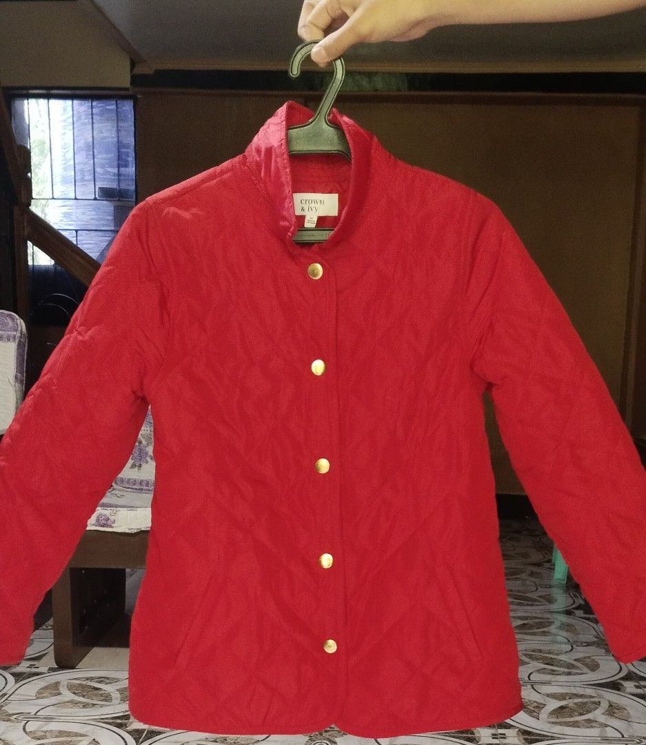 Crown and ivy best sale quilted jacket