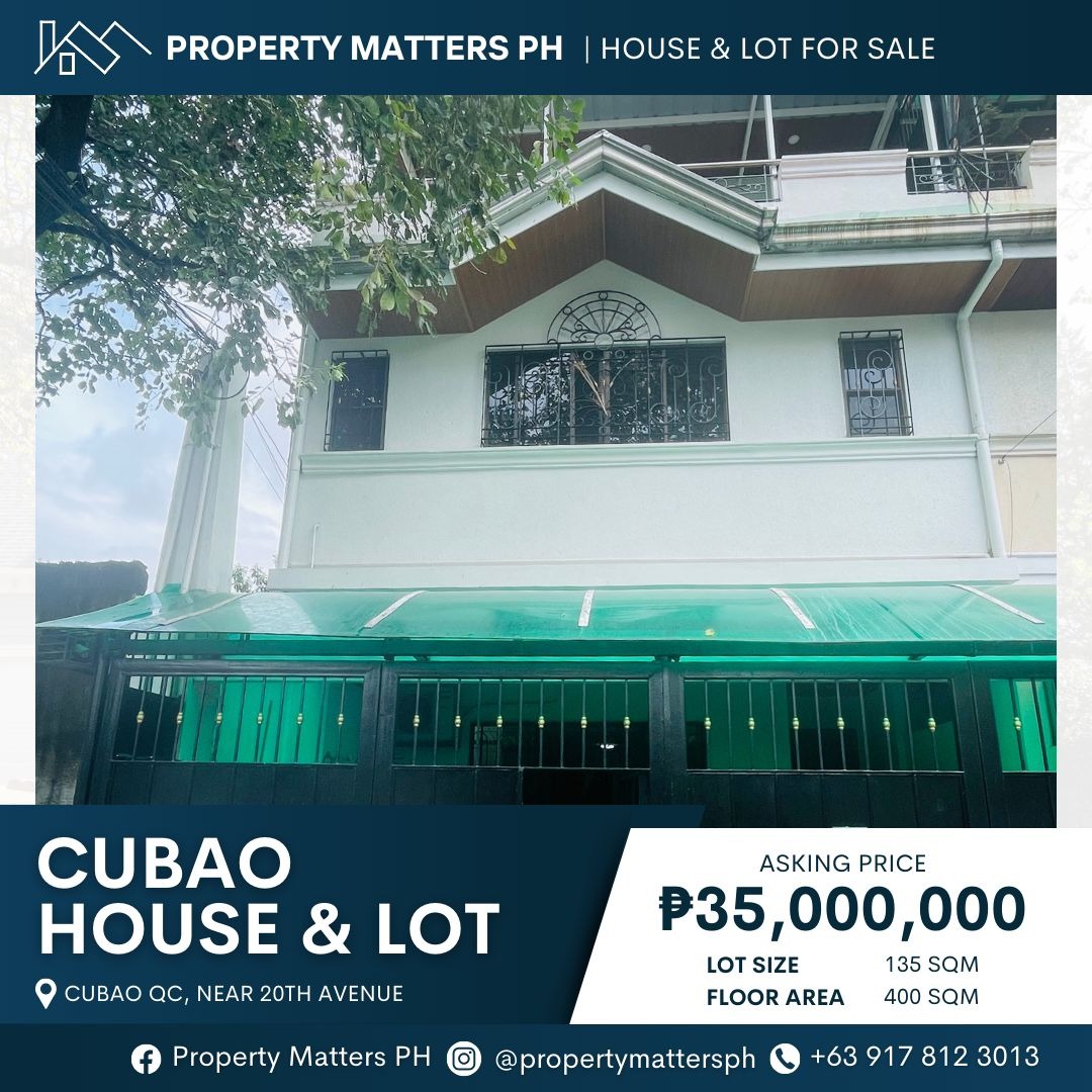CUBAO HOUSE AND LOT FOR SALE NEAR 20TH AVE, Property, For Sale, House