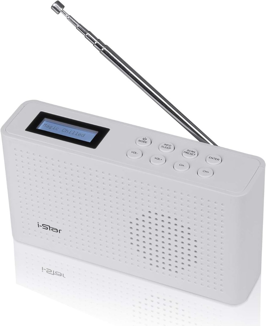 DAB/DAB Digital+ & FM Radio, Portable Mains and Battery Powered DAB