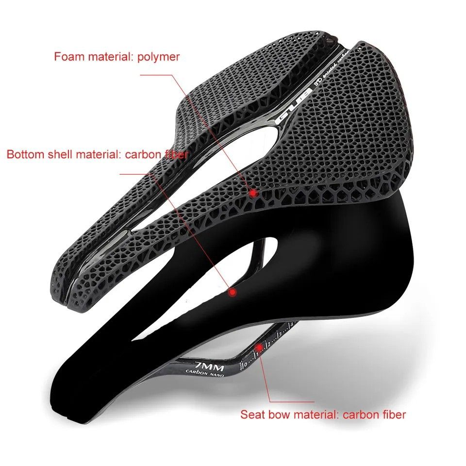 GUB 3D Printing Bicycle Saddle Ultralight, 運動產品, 單車及配件, 單車- Carousell