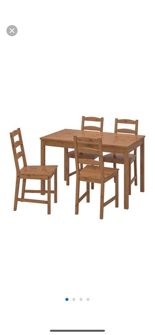 Jokkmokk table and 4 chairs sale