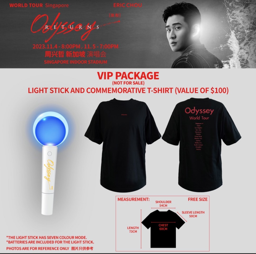 Eric Chou Odyssey Concert 2023, Tickets & Vouchers, Event Tickets on