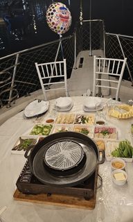 Experience Halal BBQ Mukata on Private Yacht Supper