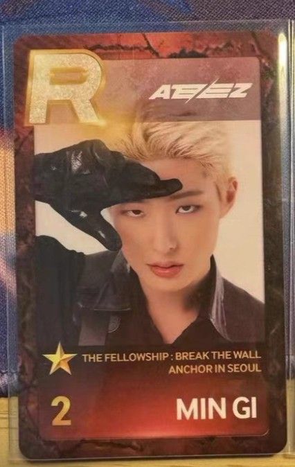 ATEEZ super star London限定 PVC トレカ ジョンホ①