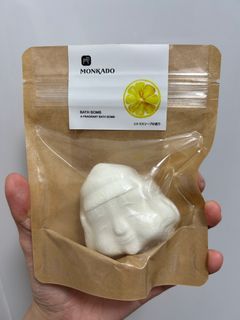 [SALE] Fragrant Bath Bomb Citrus Scent Ebisu-san design (Made in Japan) Monkado