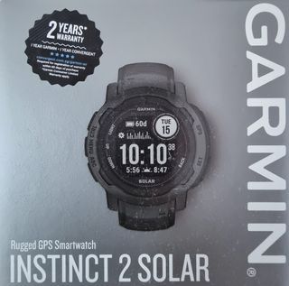  Garmin Instinct 2 Solar, Tactical-Edition, GPS Outdoor Watch,  Solar Charging Capabilities, Multi-GNSS Support, Tracback Routing, Coyote  Tan