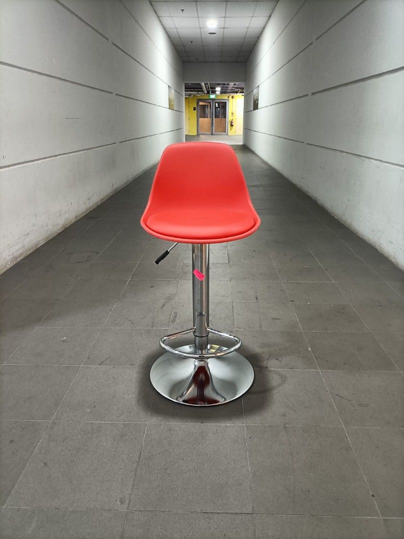 GEELONG Bar Stool in RED, Furniture & Home Living, Furniture, Chairs on