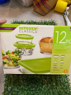 Glass food storage