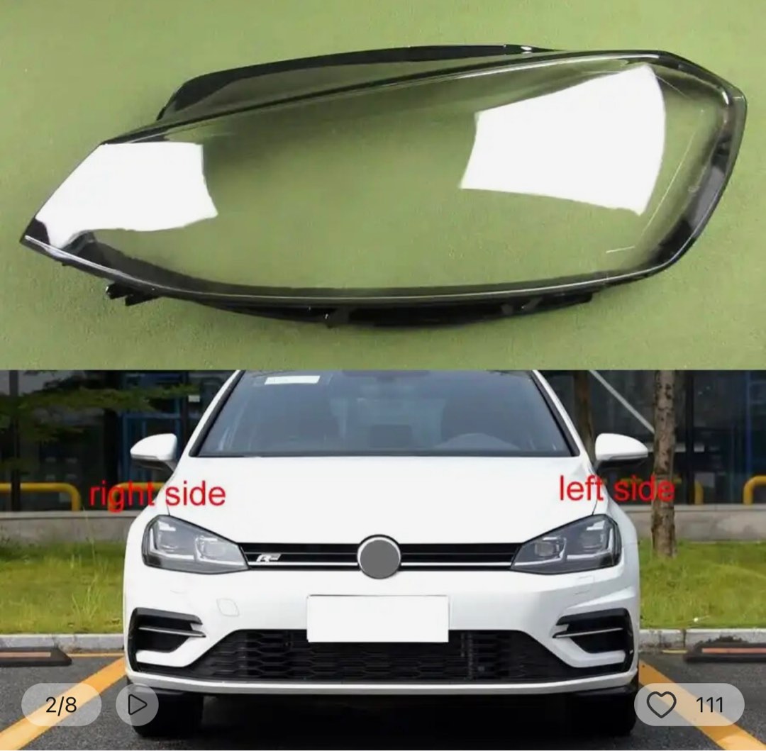 VW Golf MK7 & 7.5 Head Lamp Cover Replacement, Car Accessories