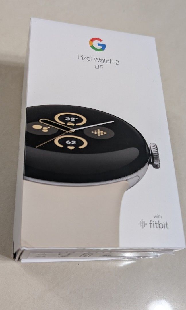 Google Pixel Watch 2 LTE 陶瓷米運動錶帶全新公司貨, 手機及配件