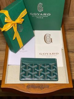 GOYARD Goyardine Saint Marc Folding Card Case Black 304450