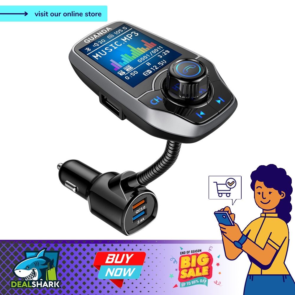Guanda bluetooth 2024 fm transmitter